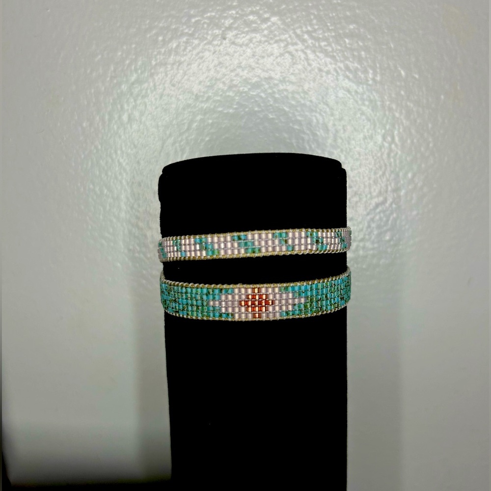 Beautiful Miyuki bracelet.